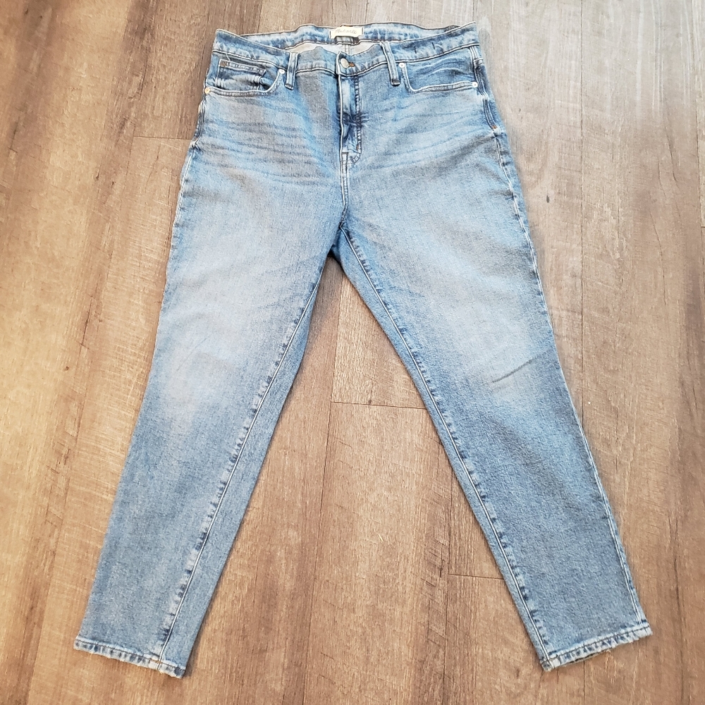 Madewell 9" High-Rise Skinny Jeans Size 32 Blue